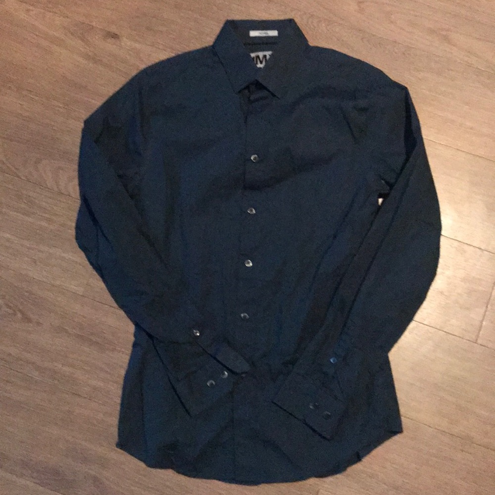 Express Fitted 1MX Dress Shirt